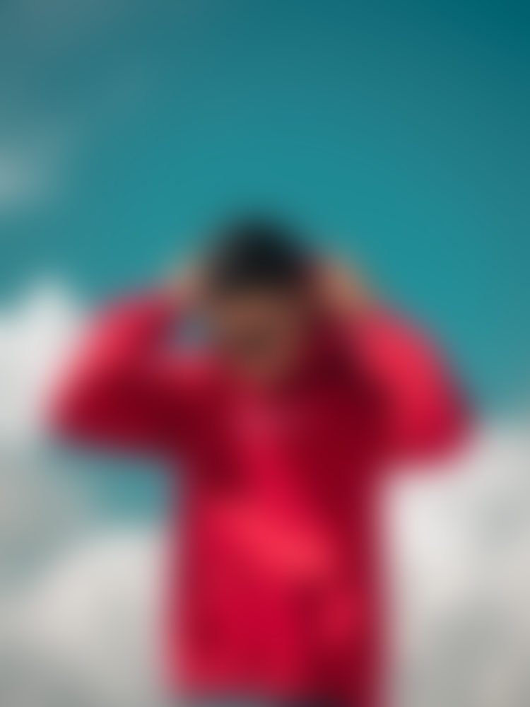 Hoodie in Red