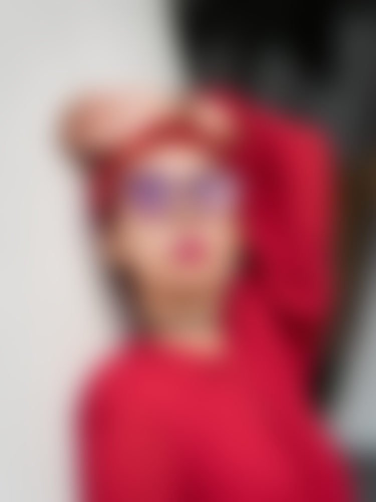 Round Purple Sunglasses